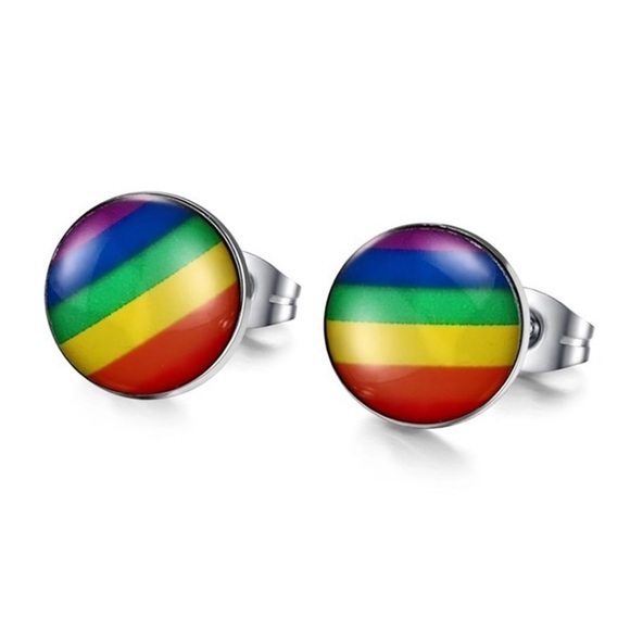Jewelry - Rainbow PRIDE Stud Earrings NEW